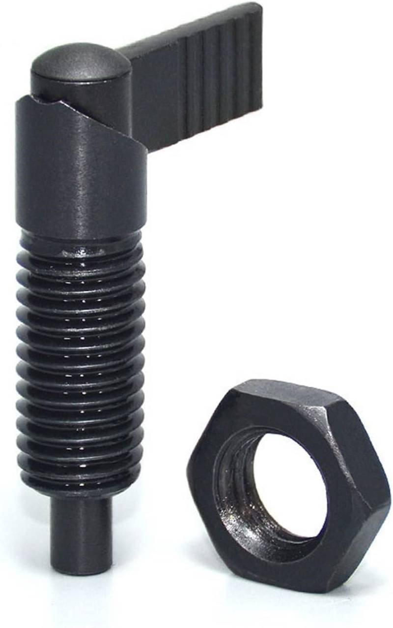 Federspinnensperre mit Spannring, mit L-Griff M10 M12 Indexkolbenstift 1 Stück (ZSXR M12) von FBHDKJNFG