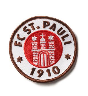 St.Pauli Aufnäher Logo 8x8 FC2801 von FC St. Pauli