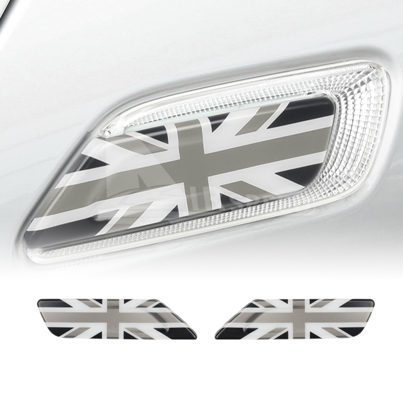 FDAIUN ABS Seitenblinker-Einfassungen 2-teiliges Auto Seitenblinker Repeater Rahmenset Autoanpassungen für BMW Mini Cooper F54 Clubman 2017-2022 Union Jack Gray FDAIUN ABS Seitenblinker-Einfassungen 2-teiliges Auto Seitenblinker Repeater Rahmenset Autoanpassungen für BMW Mini Cooper F54 Clubman 2017-2022 Union Jack Gray von FDAIUN