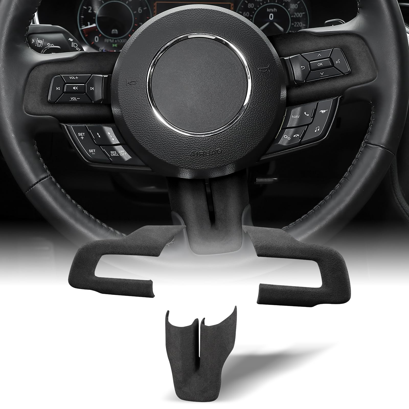 FDAIUN Für Ford Mustang 2015 2016 2017 2018 2019 2020 2021 2022 Auto-Styling Lenkradknöpfe Dekoration Abdeckung Verkleidung Aufkleber Dekoration Schwarz 3 Stück FDAIUN Für Ford Mustang 2015 2016 2017 2018 2019 2020 2021 2022 Auto-Styling Lenkradknöpfe Dekoration Abdeckung Verkleidung Aufkleber Dekoration Schwarz 3 Stück von FDAIUN