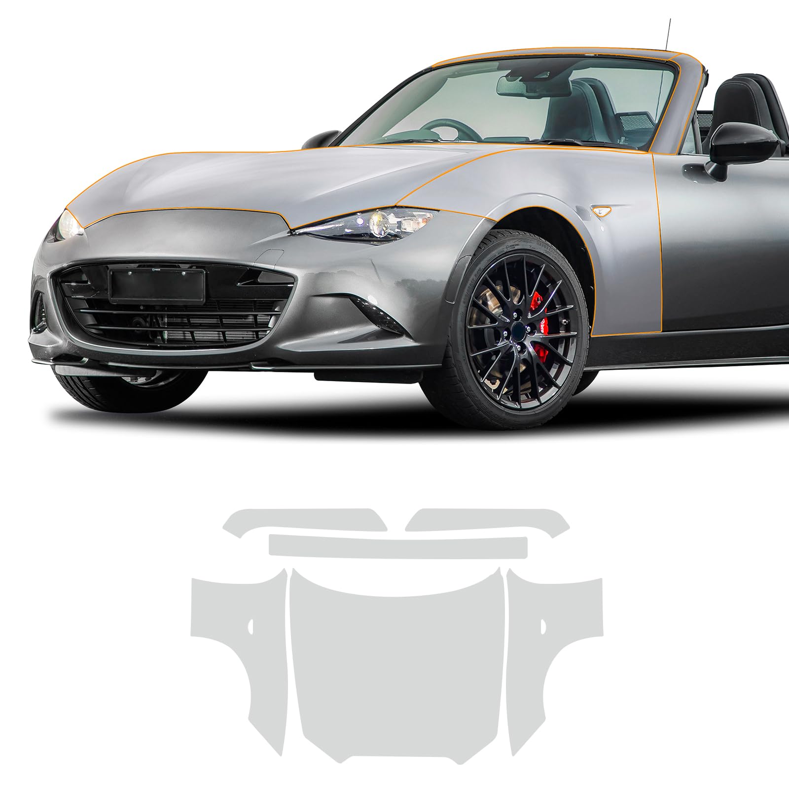 FDAIUN PPF Lackschutzfolie für Mazda MX-5 2016 2017 2018 2019 2020 2021 2022 2023 TPU Schutzfolie Transparent Schutzfolie Zubehör (Motorhaube+Kotflügel+A-Säule) FDAIUN PPF Lackschutzfolie für Mazda MX-5 2016 2017 2018 2019 2020 2021 2022 2023 TPU Schutzfolie Transparent Schutzfolie Zubehör (Motorhaube+Kotflügel+A-Säule) von FDAIUN