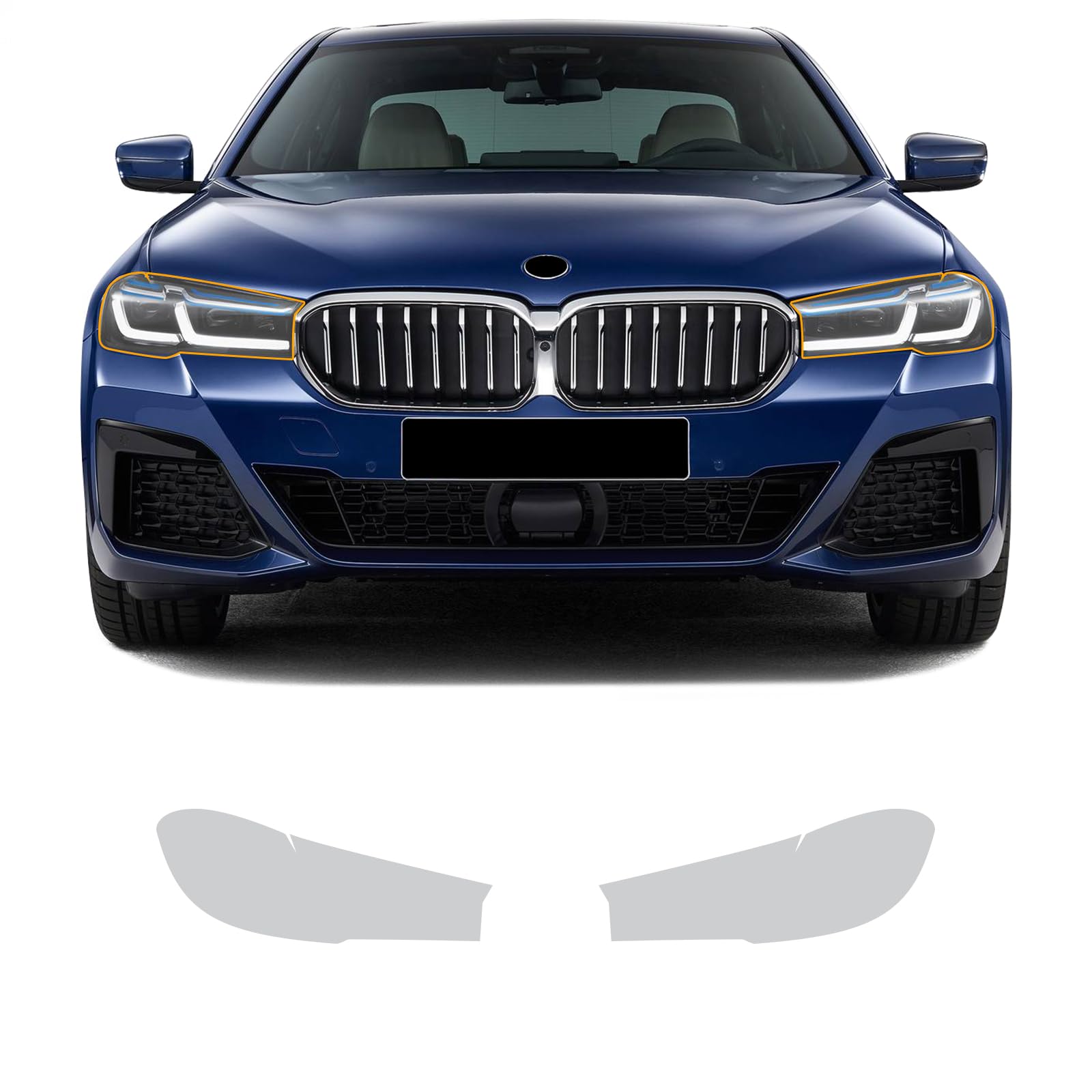FDAIUN Scheinwerfer PPF Lackschutzfolie für BMW 5er G30 M Sport 2021 2022 2023 TPU PPF Folie Schutzfolie Transparent Schutzfolie Zubehör 2Stücks FDAIUN Scheinwerfer PPF Lackschutzfolie für BMW 5er G30 M Sport 2021 2022 2023 TPU PPF Folie Schutzfolie Transparent Schutzfolie Zubehör 2Stücks von FDAIUN