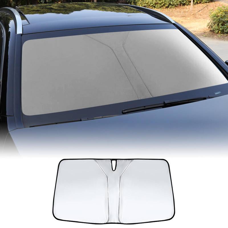 FDAIUN für BMW x1/ix1 u11 2022 2023 2024 2025 Auto Windschutzscheibe Sonnenschutz Frontscheibe Faltbarer Sonnenschirm Blockiert UV-Strahlen Sonnenblende Schutz(Silber) von FDAIUN