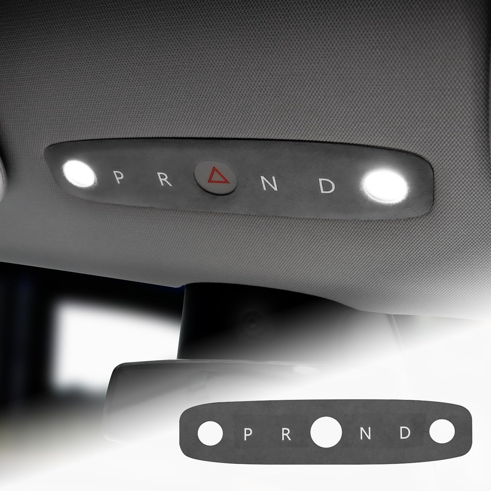 FDAIUN für Tesla Modell 3 Highland 2024 Alcantarn Auto vorne Leselicht Rahmen Panel dekorative Abdeckung Aufkleber Auto Innenraum Leisten FDAIUN für Tesla Modell 3 Highland 2024 Alcantarn Auto vorne Leselicht Rahmen Panel dekorative Abdeckung Aufkleber Auto Innenraum Leisten von FDAIUN