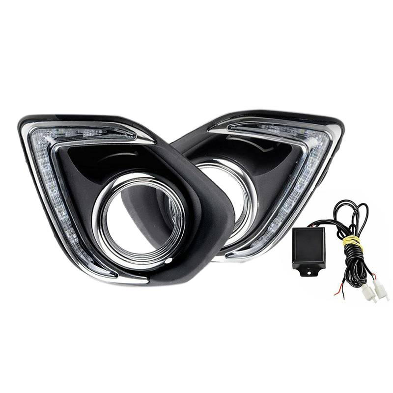FDRJYO Auto tagfahrlicht Für Mitsubishi ASX 2013 2014 2015, Auto Tagfahrlicht Tageslicht Wasserdicht Nebelscheinwerfer Lampe von FDRJYO