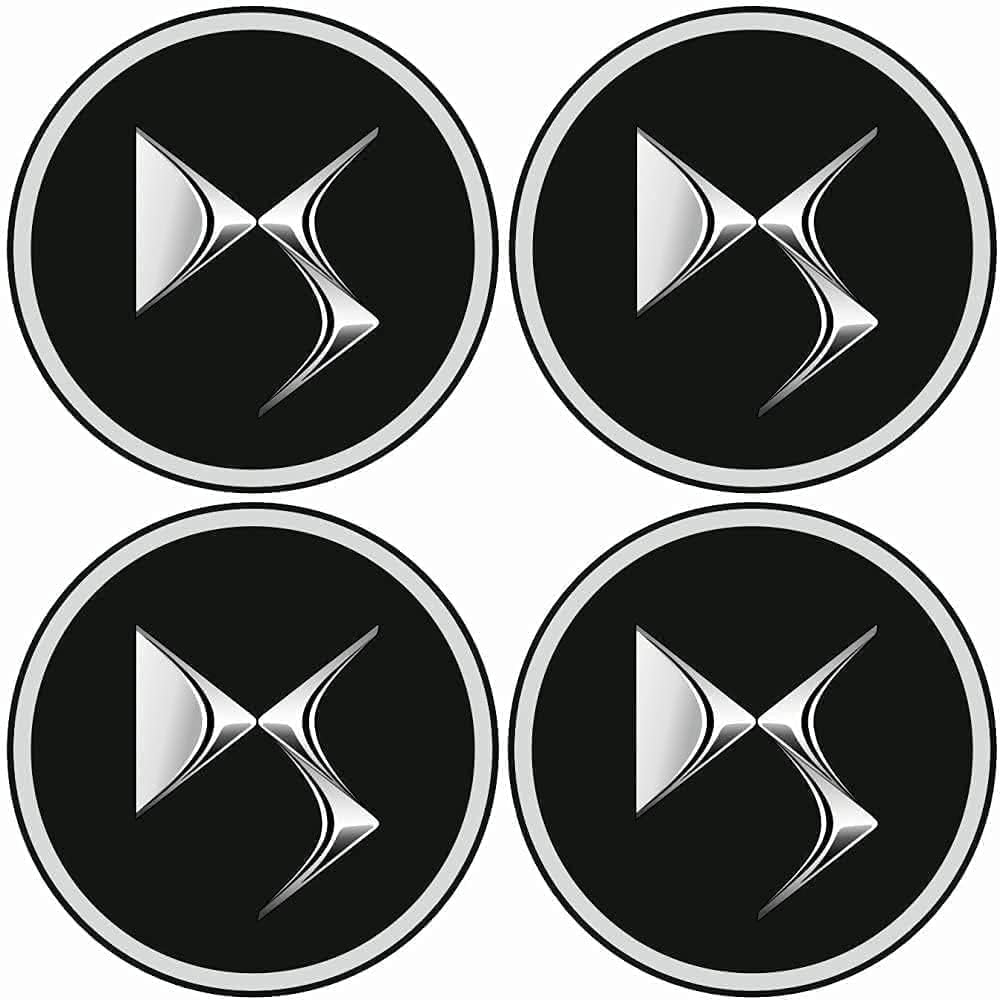 Satz Auto-Radkappen für DS DS3 DS4 DS5 DS6, ABS Aluminium Felgendeckel Nabendeckel mit Logo Satz Auto-Radkappen für DS DS3 DS4 DS5 DS6, ABS Aluminium Felgendeckel Nabendeckel mit Logo von FDRYUYT