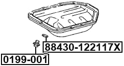 Ölgehäuse Ablassschraube FEBEST 0199-001 OEM 11128-01M00 von FEBEST