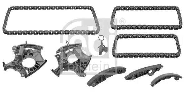 FEBI BILSTEIN Steuerkettensatz AUDI 100745 06E109229A,06E109229FS2,G67HP9S106E G67HP9S74E,S106EG67HP9,S74EG67HP9,06E109229AS2,06E109229F,079109229L von FEBI BILSTEIN