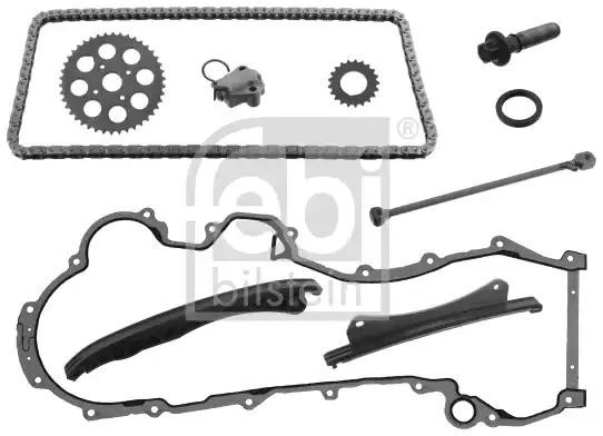 FEBI BILSTEIN Steuerkettensatz OPEL,FORD,FIAT 100754 1276185E00000,S120EG53HS7,71777824S1 1539545,9S516268BAS2,0637248S2,5636444,93196893S2,1571300 von FEBI BILSTEIN