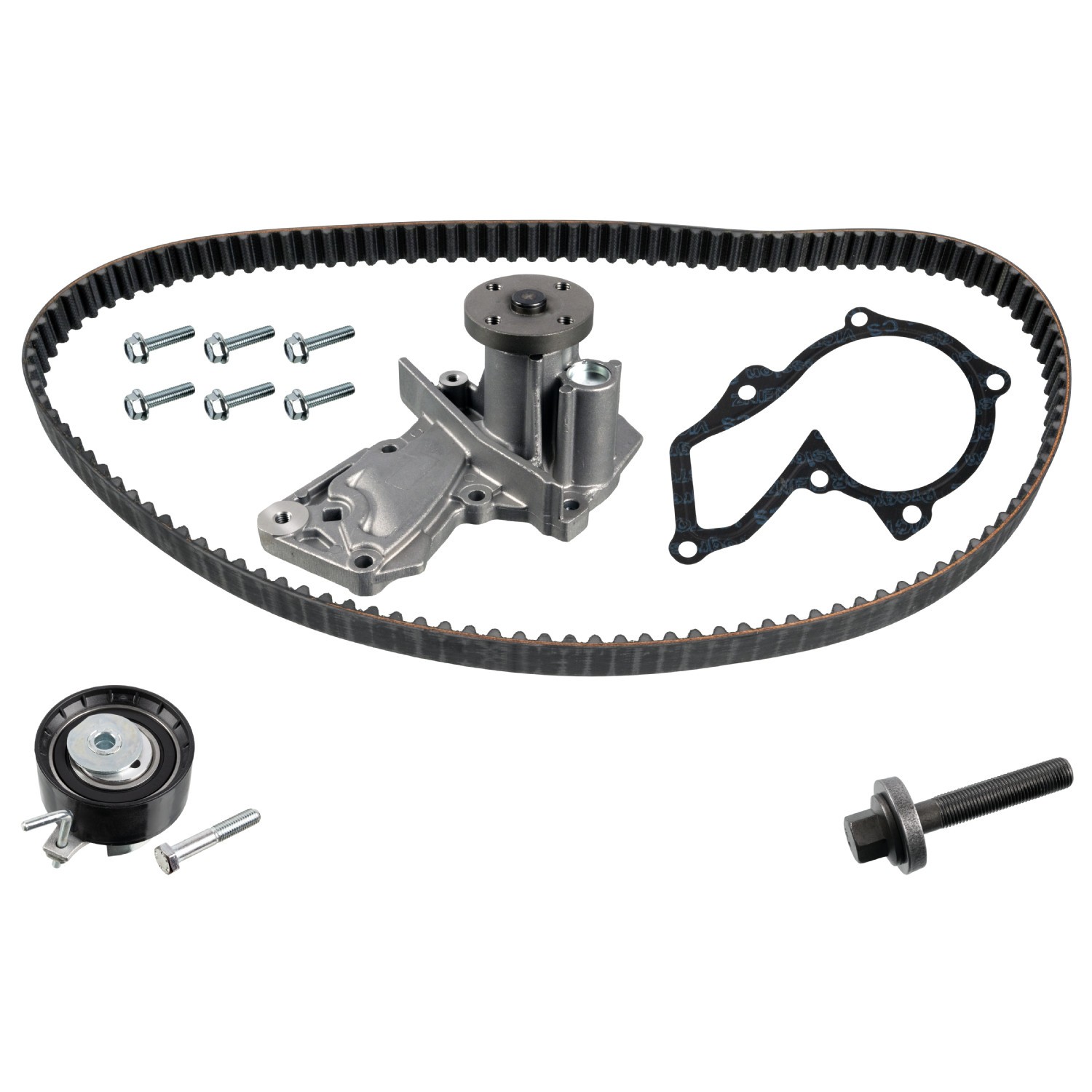 FEBI BILSTEIN Wasserpumpe + Zahnriemensatz FORD,VOLVO 173068 96MM6K288BAS4,31330351,31330351S3 Wasserpumpe + Zahnriemenkit 1004297,1004297S4 von FEBI BILSTEIN