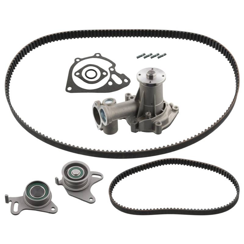 FEBI BILSTEIN Wasserpumpe + Zahnriemensatz HYUNDAI,MITSUBISHI 173186 2335642500S4,2335742020,2431542011 Wasserpumpe + Zahnriemenkit 2431542011S3 von FEBI BILSTEIN