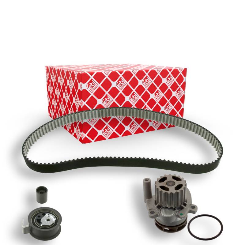 FEBI BILSTEIN Wasserpumpe + Zahnriemensatz VW,AUDI 45125 038198119B,038198119BS1,38198119B Wasserpumpe + Zahnriemenkit von FEBI BILSTEIN