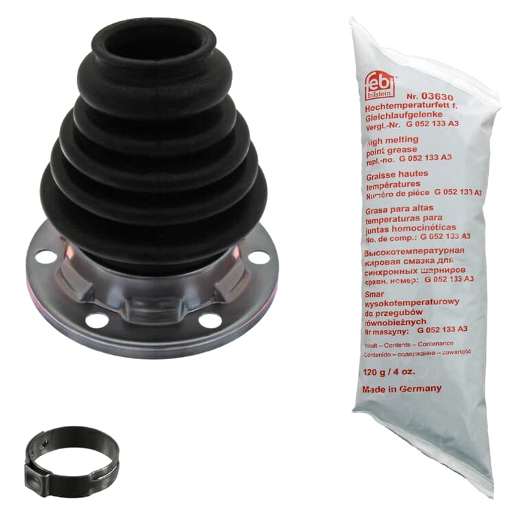 Febi Achsmanschetten Satz innen Audi Seat Skoda VW 1,6 1,8 1,9 2,0 + Cabrio Kombi von FEBI BILSTEIN