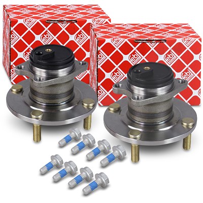 Febi Bilstein 2x Radlager mit Radnabe hinten für Mitsubishi, Smart Febi Bilstein 2x Radlager mit Radnabe hinten für Mitsubishi, Smart von FEBI BILSTEIN