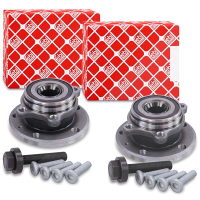 Febi Bilstein 2x Radlager mit Radnabe vorne/hinten für Audi, Seat, Skoda, VW Febi Bilstein 2x Radlager mit Radnabe vorne/hinten für Audi, Seat, Skoda, VW von FEBI BILSTEIN