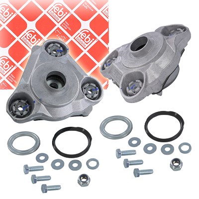 Febi Bilstein 2x Reparatursatz, Federbeinstützlager für Citroën, Fiat, Peugeot von FEBI BILSTEIN