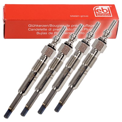 Febi Bilstein 4x Glühkerze 17979 für Audi, Dacia, Ford, Mitsubishi, Opel, Renault, Seat, Skoda, Suzuki, Volvo, VW von FEBI BILSTEIN
