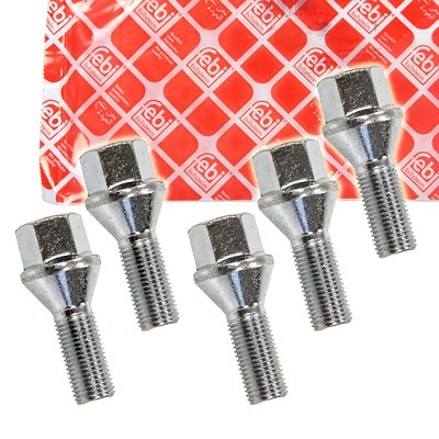 Febi Bilstein 5x Radschraube Kegelbund M12X1.25X22 für Abarth, Alfa Romeo, Fiat, Ford, Lancia, Opel Febi Bilstein 5x Radschraube Kegelbund M12X1.25X22 für Abarth, Alfa Romeo, Fiat, Ford, Lancia, Opel von FEBI BILSTEIN