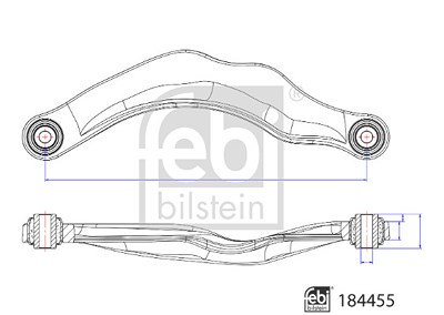 Febi Bilstein Lenker, Radaufhängung [Hersteller-Nr. 184455] für Volvo von FEBI BILSTEIN