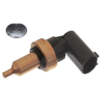 Febi Bilstein Sensor, Kühlmitteltemperatur [Hersteller-Nr. 45443] für Chrysler, Dodge, Jeep, Mercedes-Benz, Smart von FEBI BILSTEIN
