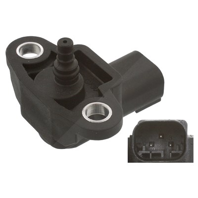 Febi Bilstein Sensor, Ladedruck [Hersteller-Nr. 38494] für Chrysler, Jeep, Mercedes-Benz, Smart von FEBI BILSTEIN