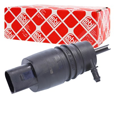 Febi Bilstein Waschwasserpumpe, Scheibenreinigung [Hersteller-Nr. 23113] für Alpina, Audi, BMW, Chrysler, Iveco, Land Rover, Man, Mercedes-Benz, Porsc von FEBI BILSTEIN