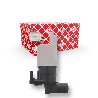 Febi Bilstein Waschwasserpumpe, Scheibenreinigung [Hersteller-Nr. 36333] für Citroën, Dacia, Fiat, Mercedes-Benz, Nissan, Opel, Peugeot, Renault, Rena von FEBI BILSTEIN