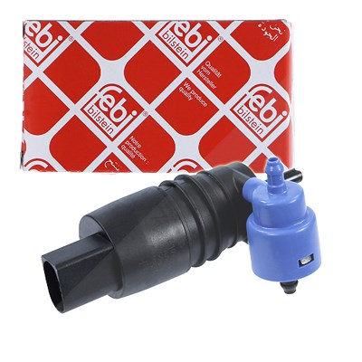 Febi Bilstein 1x FEBI Waschwasserpumpe, Scheibenreinigung [Hersteller-Nr. 26259] für Audi, BMW, Citroën, Cupra, Ford, Mercedes-Benz, Mini, Mitsubishi, von FEBI BILSTEIN