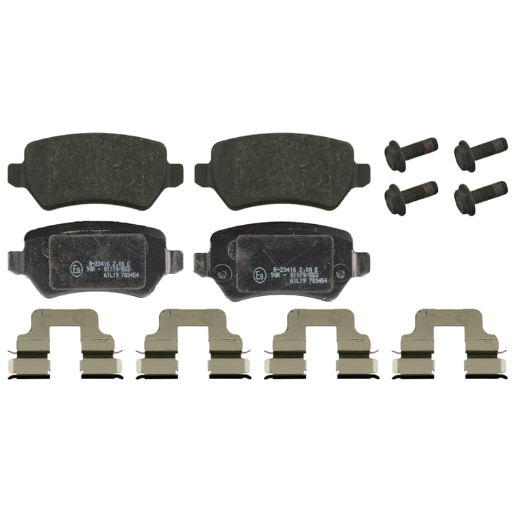 Febi Bremsbel?ge hinten Opel Astra Combo Corsa Meriva Zafira Febi Bremsbel?ge hinten Opel Astra Combo Corsa Meriva Zafira von FEBI BILSTEIN