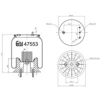 Federbalg, Luftfederung FEBI BILSTEIN 47553 von Febi