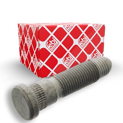 Febi Bilstein Radbolzen Rändelbolzen M14x1.5x27 10.9 [Hersteller-Nr. 102236] für Buick, Chevrolet, Opel, Saab, Tesla, Vauxhall von FEBI BILSTEIN