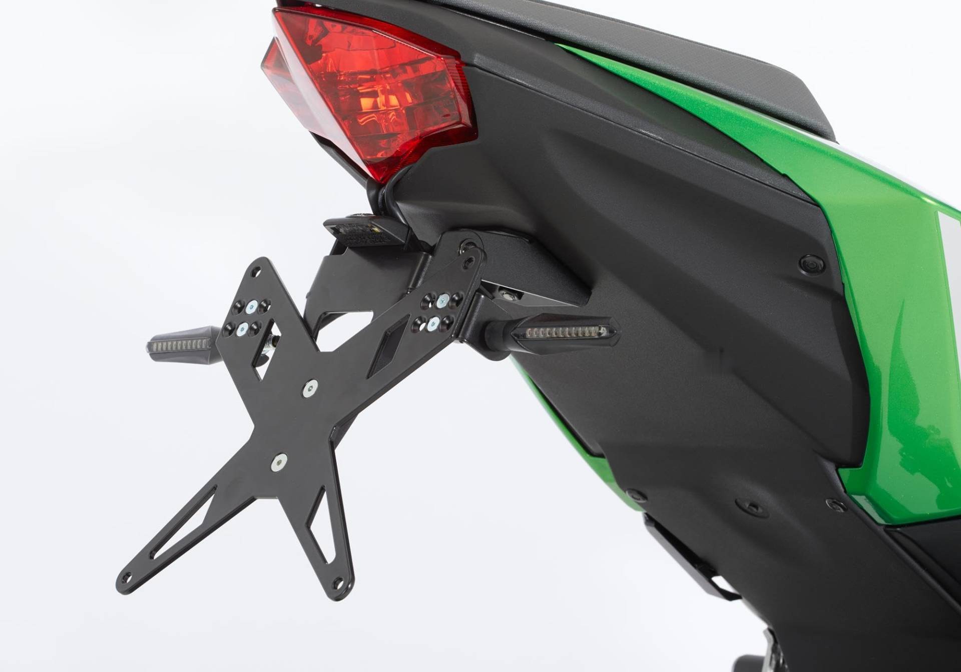 PROTECH X-Shape Kennzeichenhalter kompatibel mit Kawasaki Ninja 125 2019-2020 BX125A von FECHTER DRIVE Motorsport GmbH