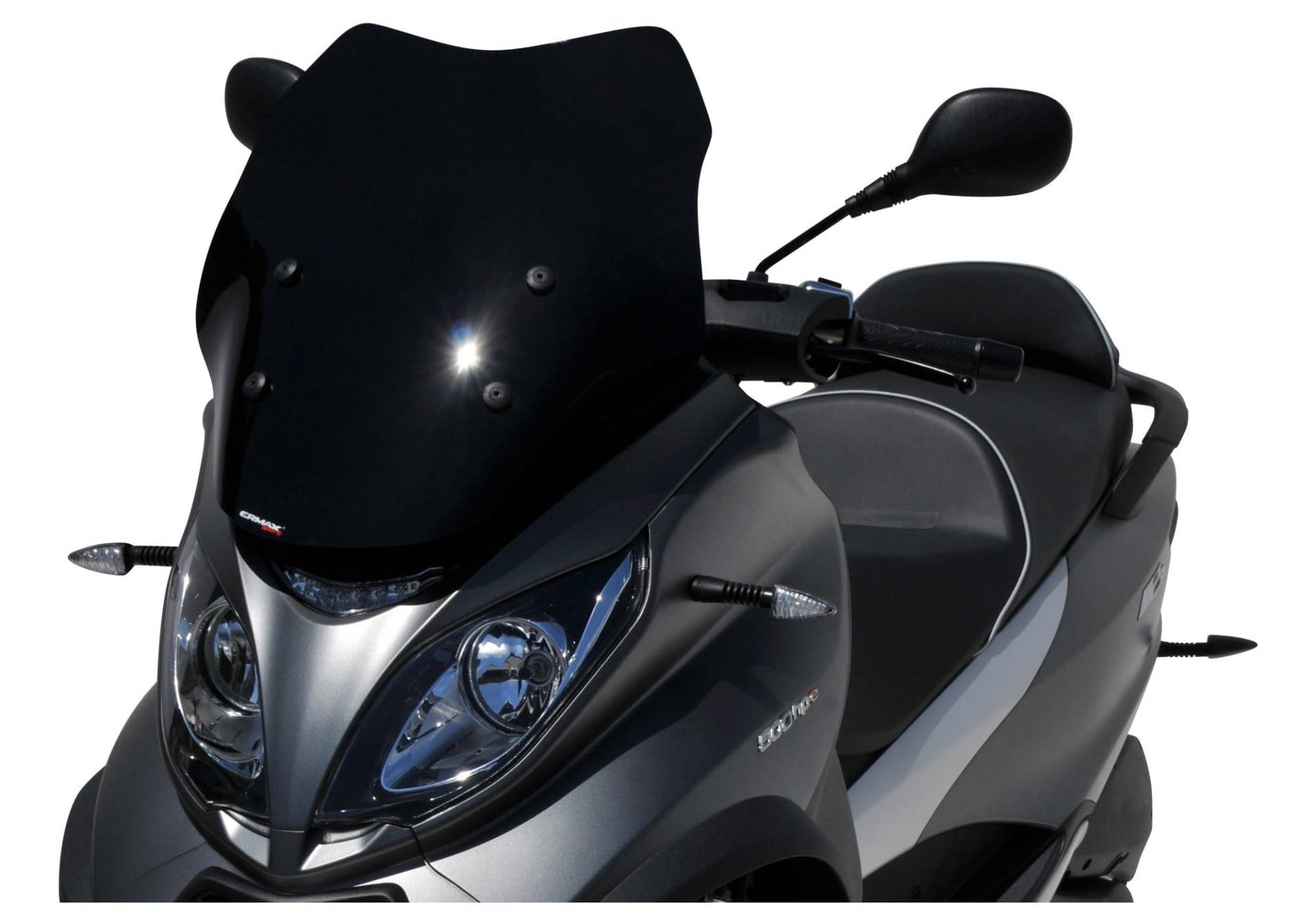 ERMAX Scooterscheibe Sport kompatibel mit Piaggio MP3 500 HPE/Sport TA1 493 CCM Bj. 2019-2020 von FECHTER