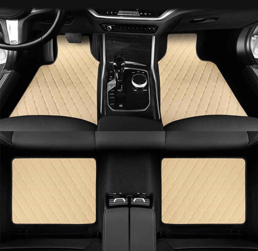 4 Stück Auto Fußmatte für Renault Austral 2022 2023 2024 2025,Allwetter Autoteppich Matte Set,Vorne und Hinten Allwetterschutz Schutz Teppich Innenzubehör, Q,F/Beige-normal 4 Stück Auto Fußmatte für Renault Austral 2022 2023 2024 2025,Allwetter Autoteppich Matte Set,Vorne und Hinten Allwetterschutz Schutz Teppich Innenzubehör, Q,F/Beige-normal von FEIFEISS