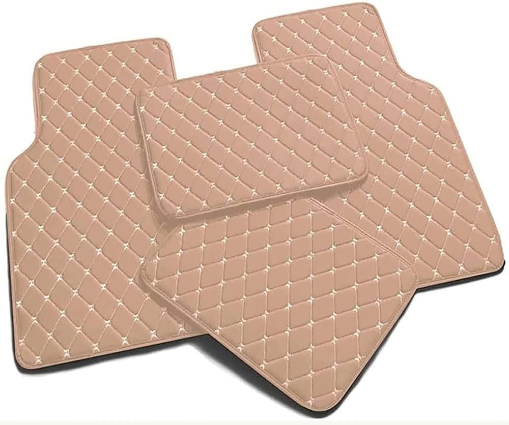 4pcs Auto Fußmatten für MG HS 2. Gen 2024+, Wasserdichtes Anti-Rutsch Abriebfest Allwetter Auto Teppiche Teppich Innenraumschutz ZubehöR, Q,B Beige-normal 4pcs Auto Fußmatten für MG HS 2. Gen 2024+, Wasserdichtes Anti-Rutsch Abriebfest Allwetter Auto Teppiche Teppich Innenraumschutz ZubehöR, Q,B Beige-normal von FEIFEISS