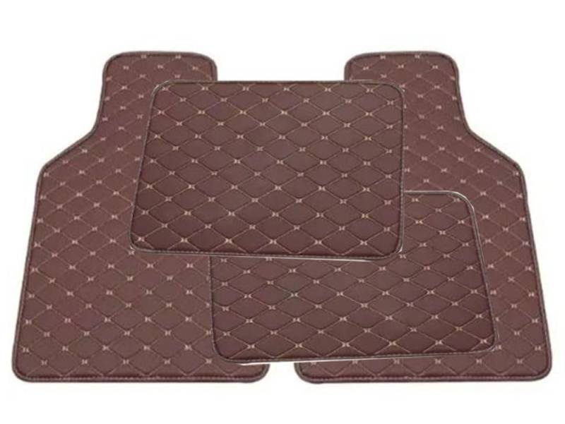 4pcs Auto Fußmatten für MG HS 2. Gen 2024+, Wasserdichtes Anti-Rutsch Abriebfest Allwetter Auto Teppiche Teppich Innenraumschutz ZubehöR, Q,C Coffee-normal von FEIFEISS