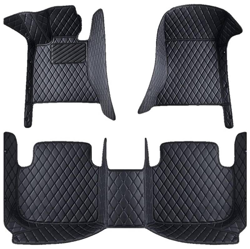 Auto Anpassen Leder FußMatten Für BMW 4 Series 4er Cabrio F33 2014-2020, VollstäNdig Umgebenes Fußmatten Allwetter wasserdichte Anti-Rutsch Automatten Teppiche Bodenmatte Zubehör, Q von FEIFEISS