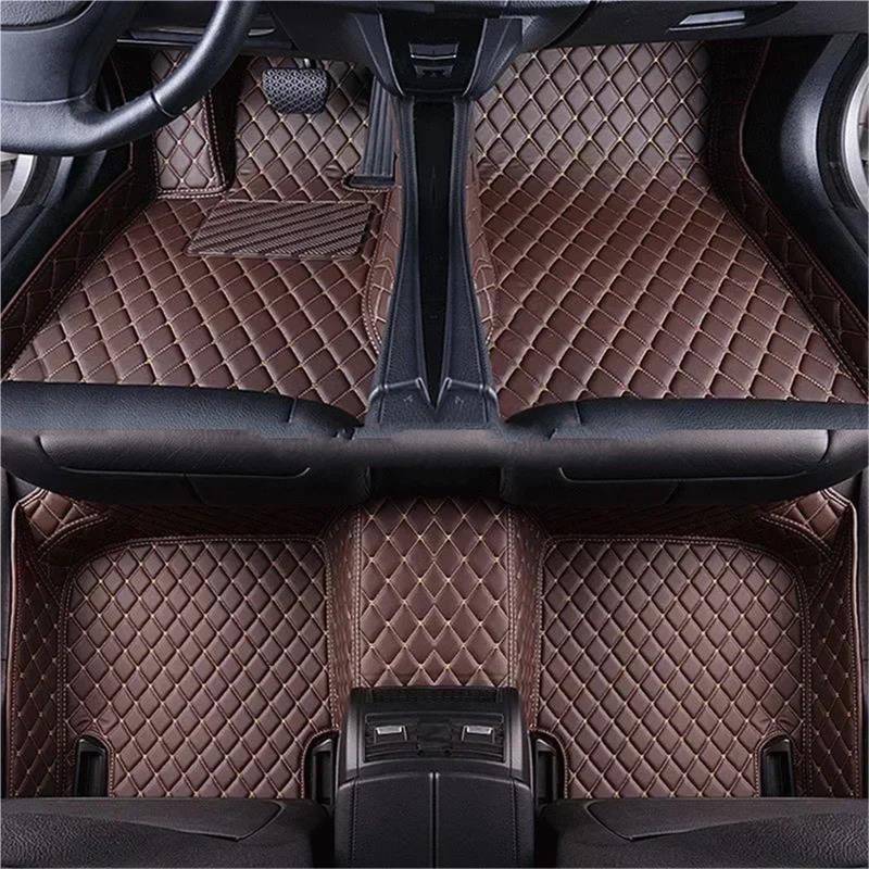 Auto-Fußmatten Autofußmatten Für Mercedes Für Benz E-Klasse W211 W212 W213 2019-2023, wasserdichte Allwetter-Lederbodenmatte Fußmatten Zubehör(Farbe 4), Q,Farbe 5 von FEIFEISS
