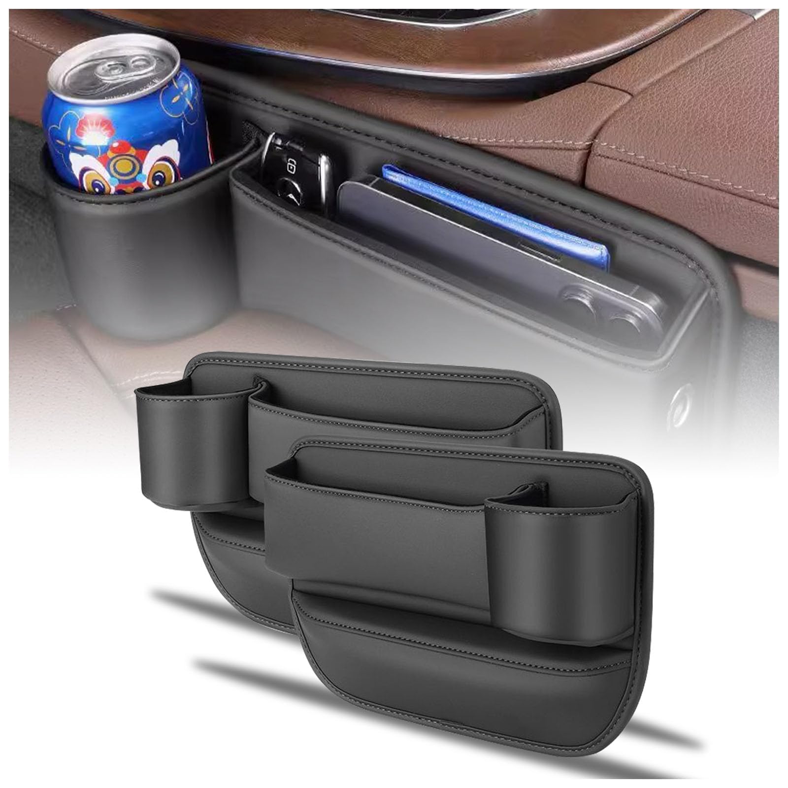 Autositz-Lückenfüller-Organizer für Kia Sportage 2000-2018 2019 2020 2021 2022 2023 2024 Autositz Lücken Organizer Universal Autositz Gap Plug Lückenstopfen Tuning 2 Stück,Black Autositz-Lückenfüller-Organizer für Kia Sportage 2000-2018 2019 2020 2021 2022 2023 2024 Autositz Lücken Organizer Universal Autositz Gap Plug Lückenstopfen Tuning 2 Stück,Black von FEIFEISS