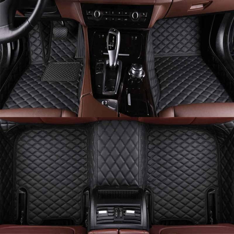 Custom Auto Fußmatten für OPEL Insignia A Kombi 2010 2011 2012 2013 2014 2015 2016 2017, All Inclusive Stil Wasserdichtes Anti Rutsch Tragen Leder Automatten, Q,All-Black von FEIFEISS
