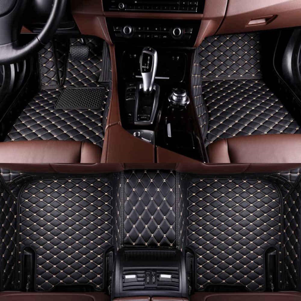 Custom Auto Fußmatten für OPEL Insignia A Kombi 2010 2011 2012 2013 2014 2015 2016 2017, All Inclusive Stil Wasserdichtes Anti Rutsch Tragen Leder Automatten, Q,Black-beige Custom Auto Fußmatten für OPEL Insignia A Kombi 2010 2011 2012 2013 2014 2015 2016 2017, All Inclusive Stil Wasserdichtes Anti Rutsch Tragen Leder Automatten, Q,Black-beige von FEIFEISS