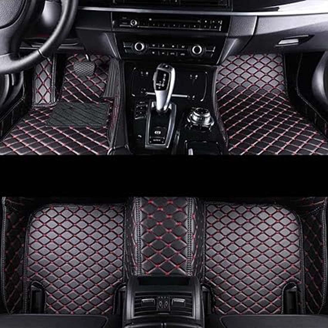 Leder-Auto-Fußmatten für VW New Beetle 1998~2011, individueller Teppich vorne und hinten, wasserdicht, rutschfeste Fußpolster, Innenzubehör,L 1pcs, Q,F-normal Leder-Auto-Fußmatten für VW New Beetle 1998~2011, individueller Teppich vorne und hinten, wasserdicht, rutschfeste Fußpolster, Innenzubehör,L 1pcs, Q,F-normal von FEIFEISS