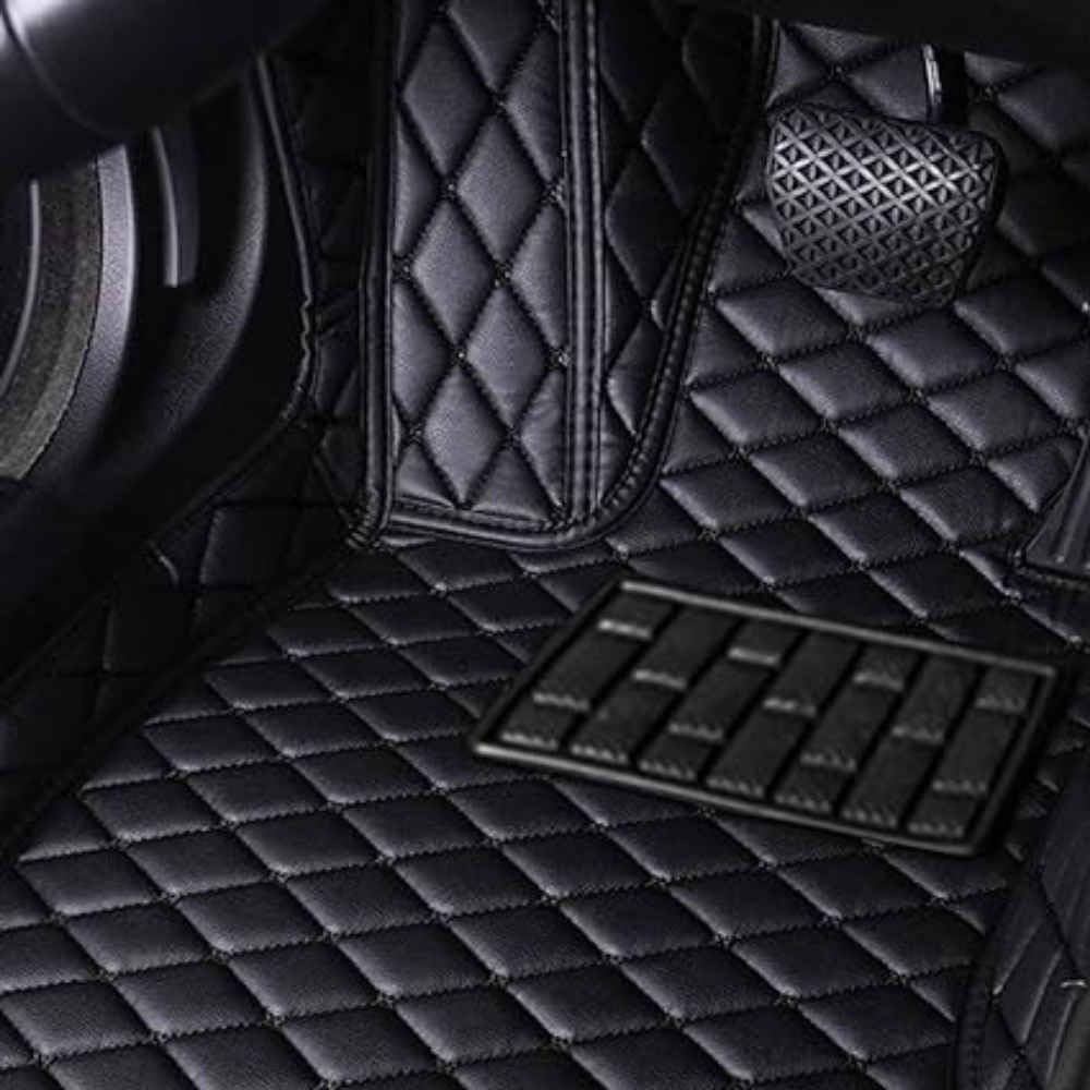 Leder-Auto-Fußmatten für VW New Beetle 1998~2011, individueller Teppich vorne und hinten, wasserdicht, rutschfeste Fußpolster, Innenzubehör,L 1pcs, Q,J 1pcs-normal Leder-Auto-Fußmatten für VW New Beetle 1998~2011, individueller Teppich vorne und hinten, wasserdicht, rutschfeste Fußpolster, Innenzubehör,L 1pcs, Q,J 1pcs-normal von FEIFEISS
