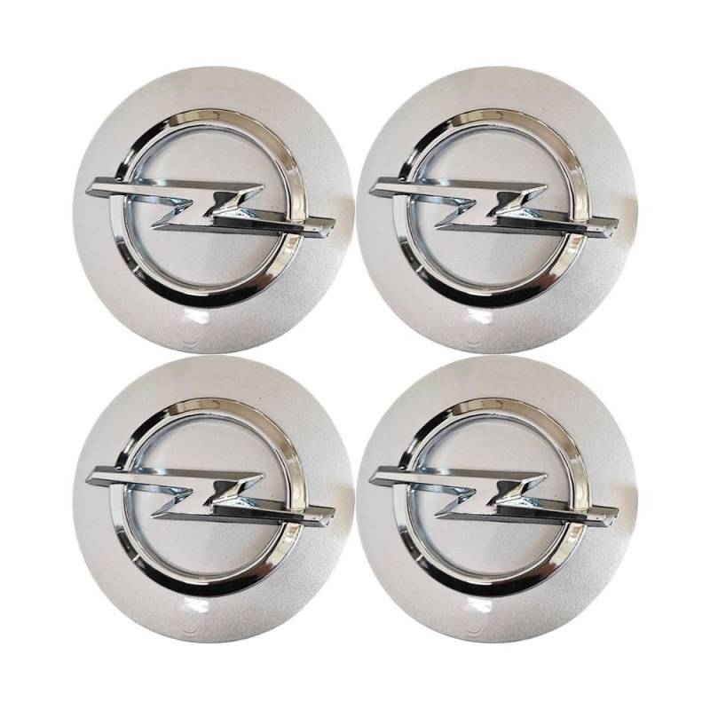 FEIHUAJIANIAN 4 Stück Nabendeckel für Opel Zafira Tourer C 2011-2020 54mm, Auto Radnabenkappen Wheel Caps Radnaben Wasserdicht Staubdicht Radzierblende Radmitte Zubehör von FEIHUAJIANIAN