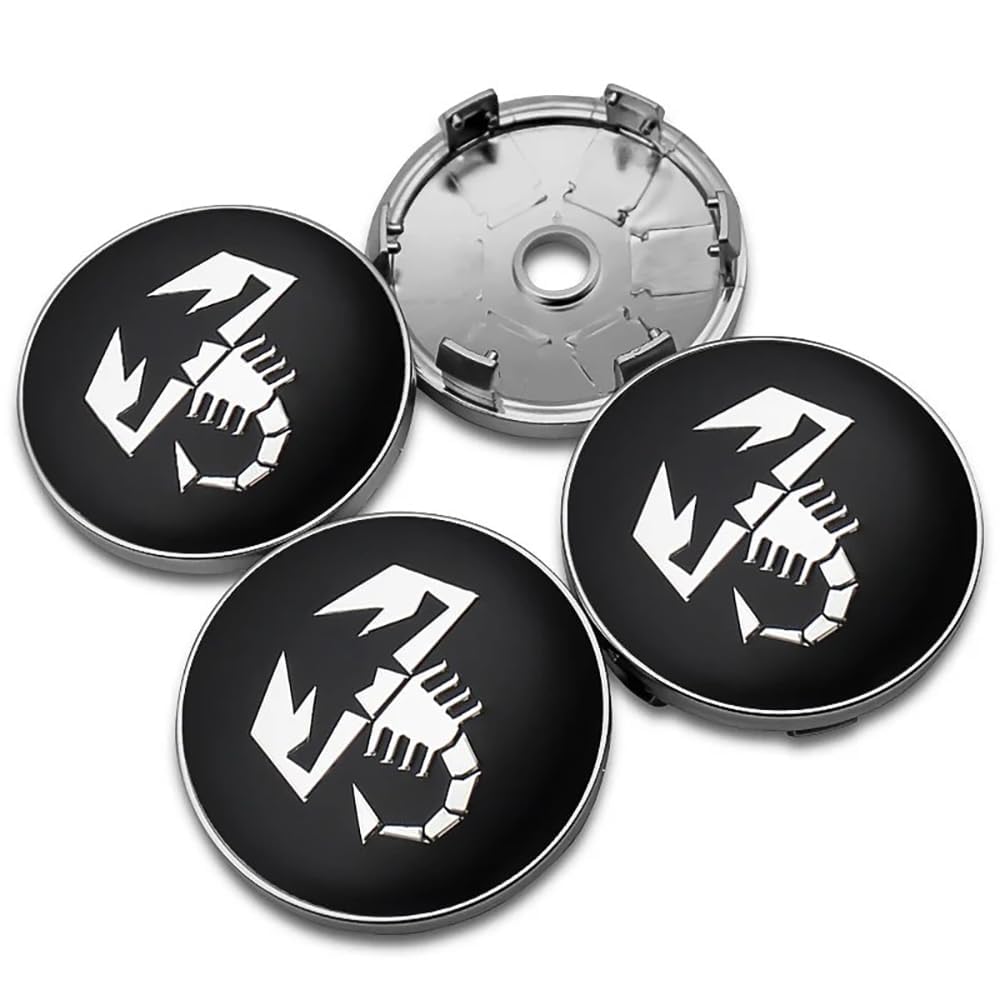 4 Stück Nabendeckel für Abarth 500 500L 500X Bravo 2022, Radnabenkappen Felgendeckel Felgenkappen Nabenkappen Wheel Caps Radnabenabdeckung,B-56mm 4 Stück Nabendeckel für Abarth 500 500L 500X Bravo 2022, Radnabenkappen Felgendeckel Felgenkappen Nabenkappen Wheel Caps Radnabenabdeckung,B-56mm von FEIYIJIA