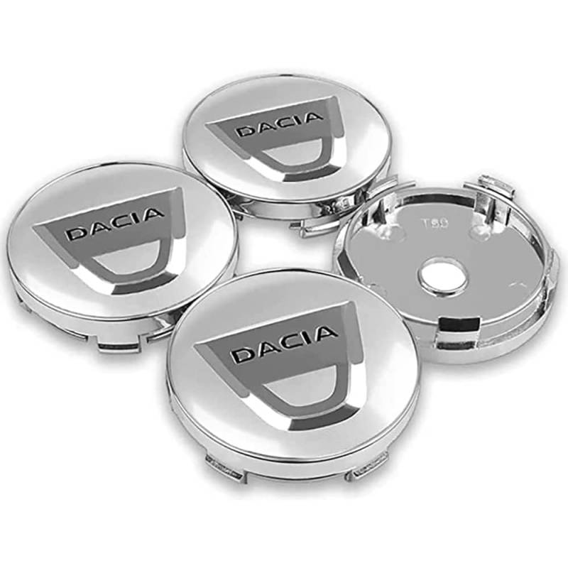 4 Stück Nabendeckel für Dacia Jogger 2021 2020 2019 2018 2022 2023 2024, Radnabenkappen Felgendeckel Felgenkappen Nabenkappen Wheel Caps Radnabenabdeckung,A-60mm von FEIYIJIA