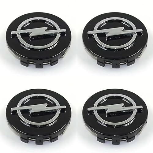 4 Stück Nabendeckel für Opel Crossland X 2017-2022 2023, Radnabenkappen Felgendeckel Felgenkappen Nabenkappen Wheel Caps Radnabenabdeckung,A-54mm von FEIYIJIA