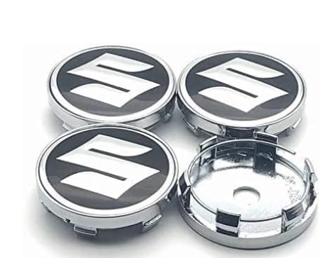 4 Stück Nabendeckel für Suzuki Jimny 2018 2019 2020 2021 2022 2023 2024 54mm, Radnabenkappen Felgendeckel Felgenkappen Nabenkappen Wheel Caps Radnabenabdeckung,C von FEIYIJIA