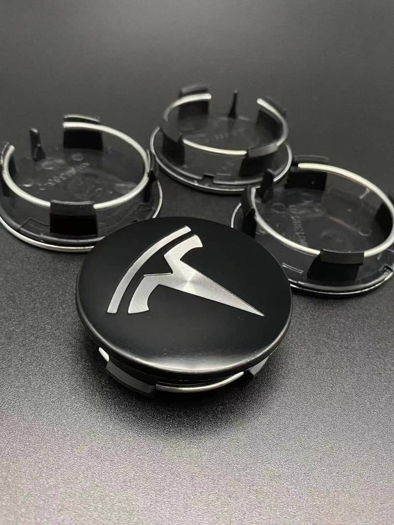 4 Stück Nabendeckel für Tesla Model 3 Highland 2024 56mm, Radnabenkappen Felgendeckel Felgenkappen Nabenkappen Wheel Caps Radnabenabdeckung,C von FEIYIJIA