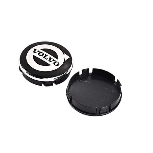 4 Stück Nabendeckel für Volvo EX30 2023 2024 64mm, Radnabenkappen Felgendeckel Felgenkappen Nabenkappen Wheel Caps Radnabenabdeckung,A von FEIYIJIA